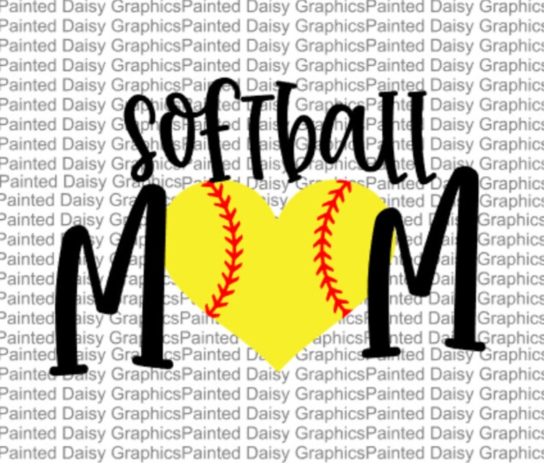 Download Softball Mom SVG DXF JPEG Pdf Cut file Cricut Silhouette ...