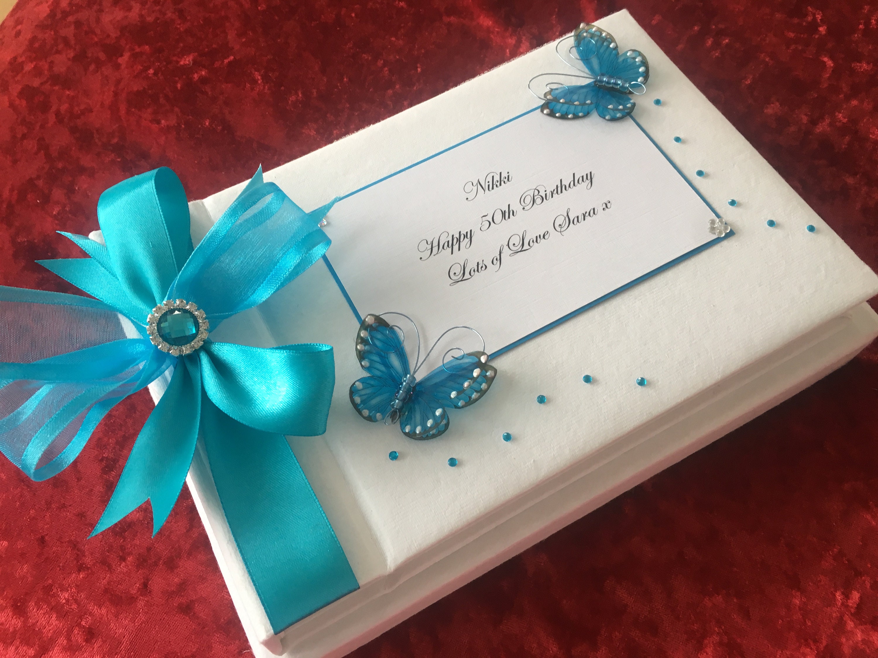 Personalised Birthday Photo Album Gift in Box 18th 21st 30th Etsy