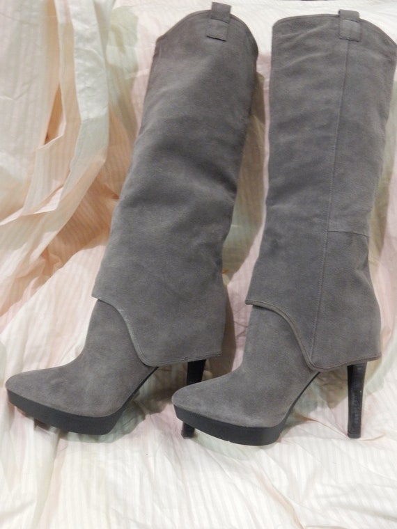 nine west gray boots