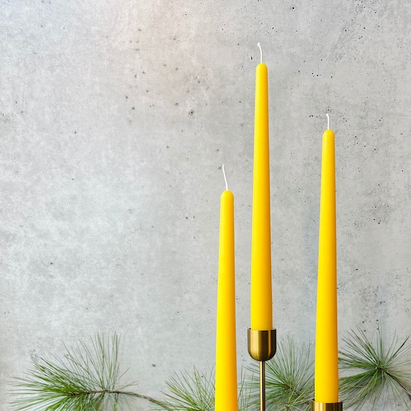 Beeswax Taper Candles | Natural Beeswax | Taper Candles | Non-toxic & Eco-Friendly Active