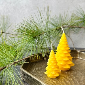 Christmas Tree Candle Set | Beeswax Candles | Non-toxic & Eco-Friendly