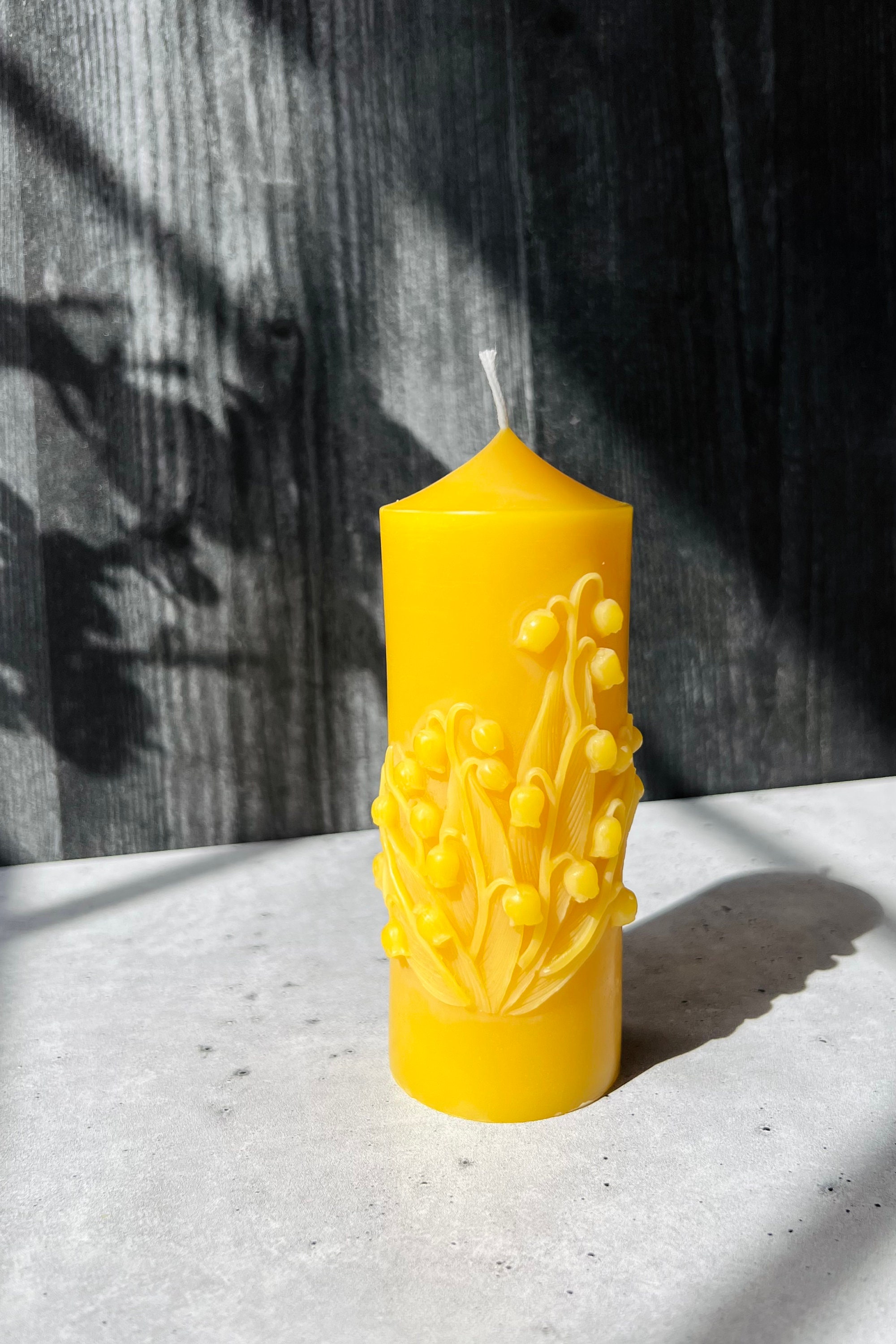 Lily of the Valley Beeswax Candle | Spring Décor Candle