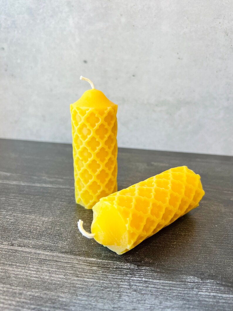 Ancient Windows Beeswax Candle Pillar Candles Nontoxic & Etsy