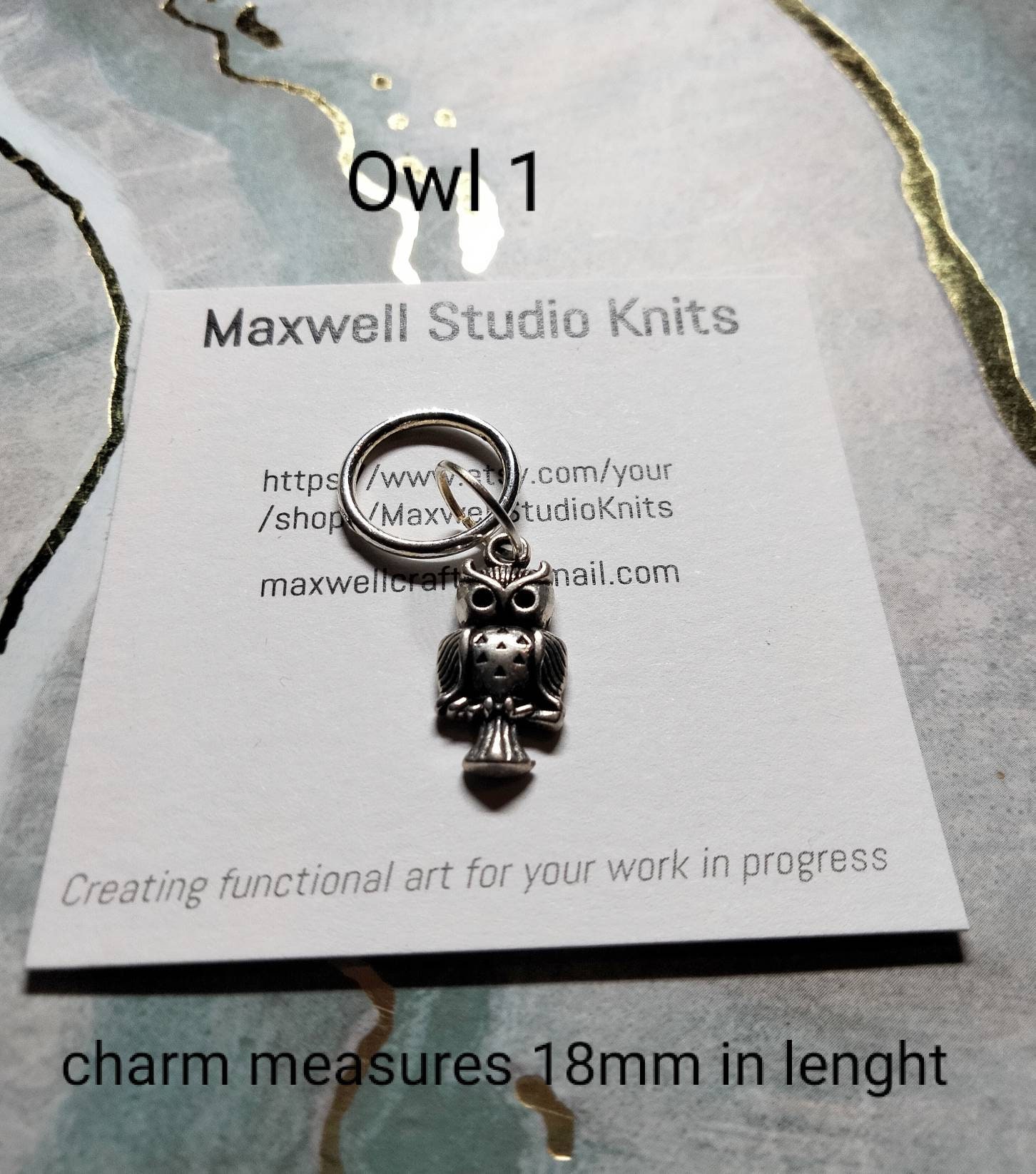 Stitch Markers Owls - Mix & Match - Pick Your Own Set- Knitting or Crochet - MaxwellStudioKnits