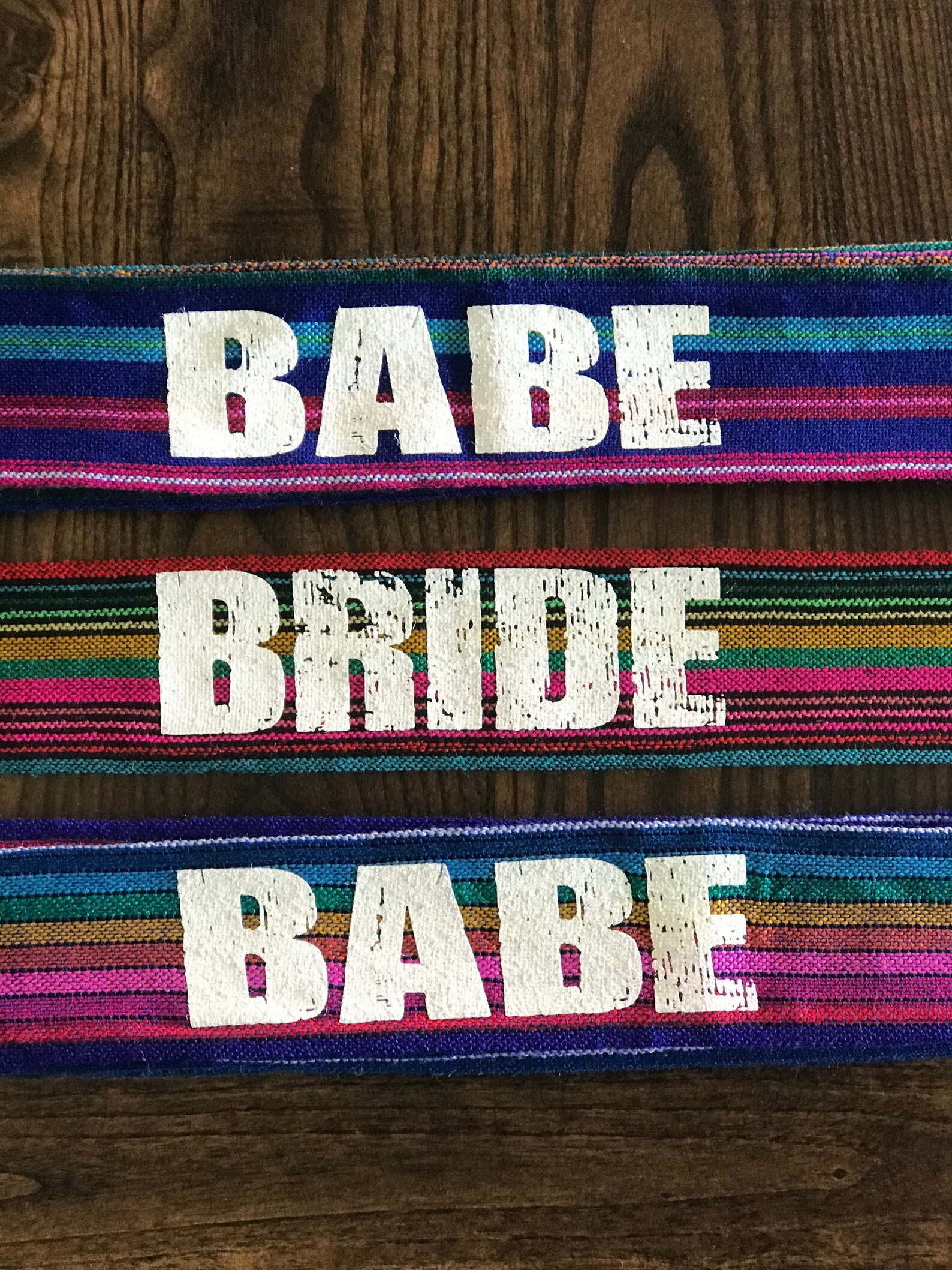 Cabo Style Headbands Custom Headbands Bachelorette Party Etsy