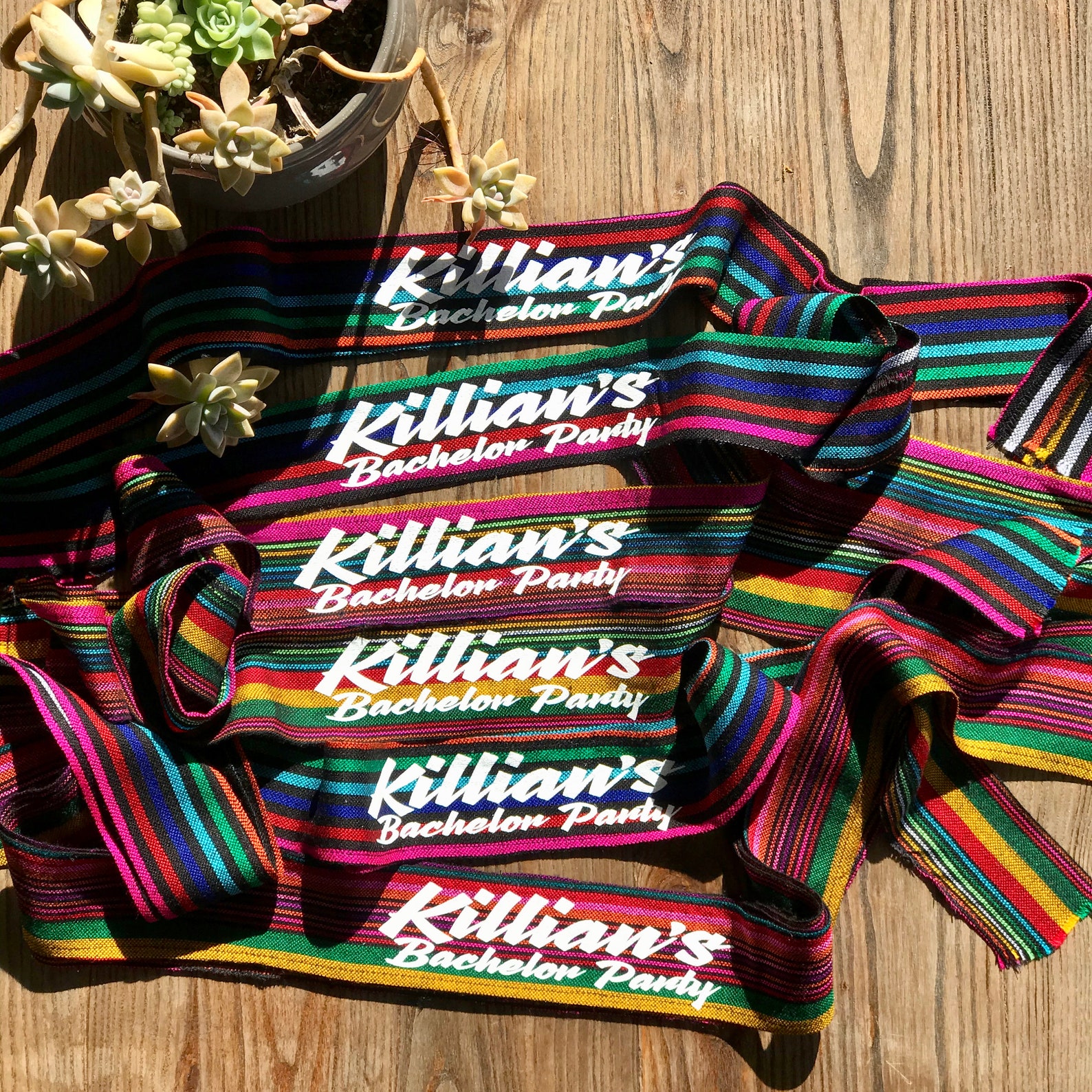 Cabo Style Headbands Custom Headbands Bachelorette Party Etsy