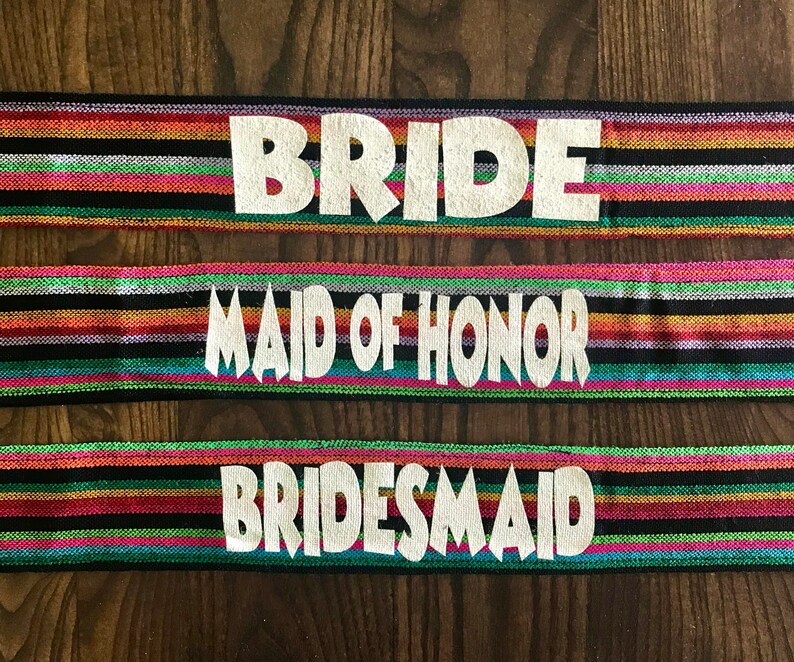 Cabo Style Headbands Custom Headbands Bachelorette Party Etsy