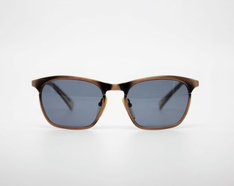 Vintage Sunglasses Jean Paul Gaultier 58-0172 authentic and rare clubmaster square glasses wiht original lenses Made in Japan New Old Stock