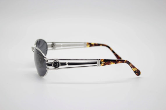 Vintage Sunglasses Fendi SL 7038 Oval Round metal… - image 8