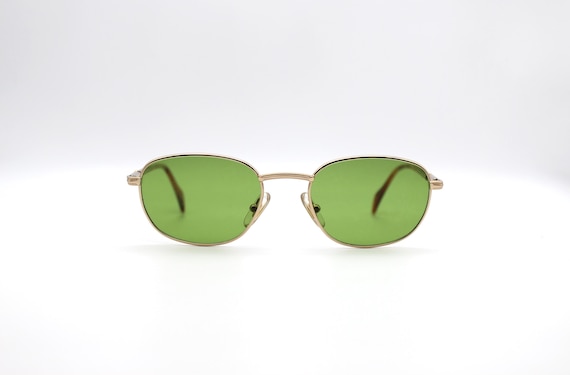 Vintage Sunglasses Gucci GG 1362 KR4 Round Metal Glasses Made in