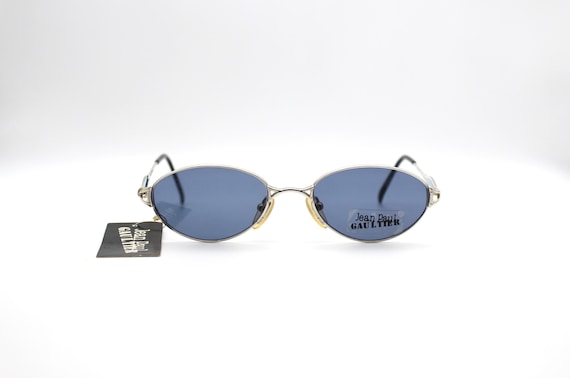 小物 JPG Jean Paul Gaultier oval sunglasses Vintage Sunglasses Jean Paul Gaultier 55-4672 Oval Steampunk Made
