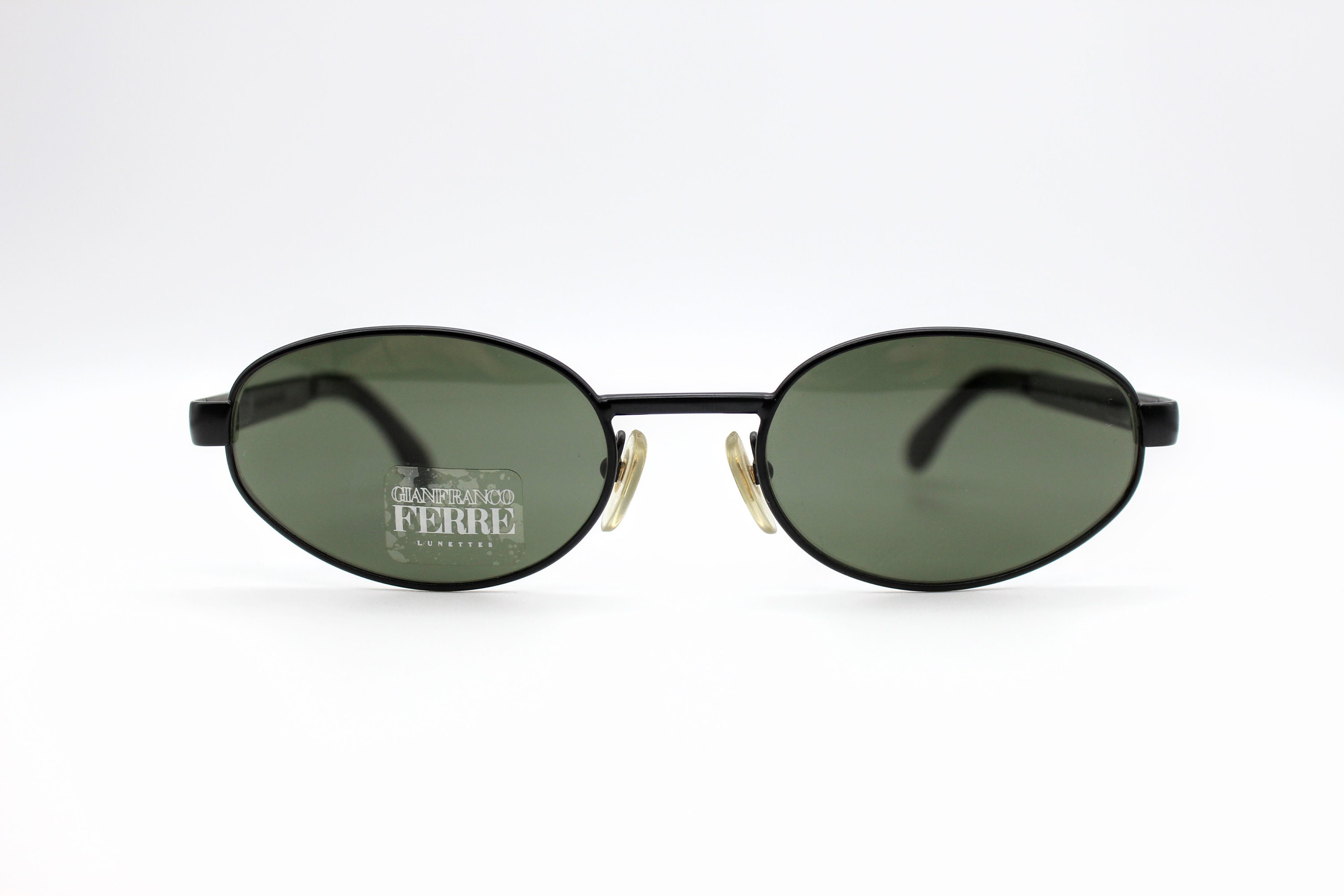 Vintage Sunglasses Gianfranco Ferrè GFF 457 S 003 Oval Steampunk
