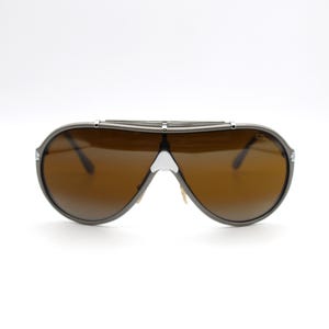 Vintage Sunglasses Derapage By Alberto Vitaloni FS 63 Aviator  Mask Made in Italy, NOS