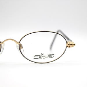 Vintage Eyewear frame Silhouette  M6272 V 6055 Oval Steampunk Made in Austria New Old Stock