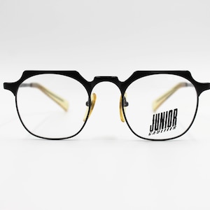 Vintage Eyeglasses Jean Paul Gaultier 57 0171 authentic and rare panto square glasses wiht original lenses Made in Japan New Old Stock