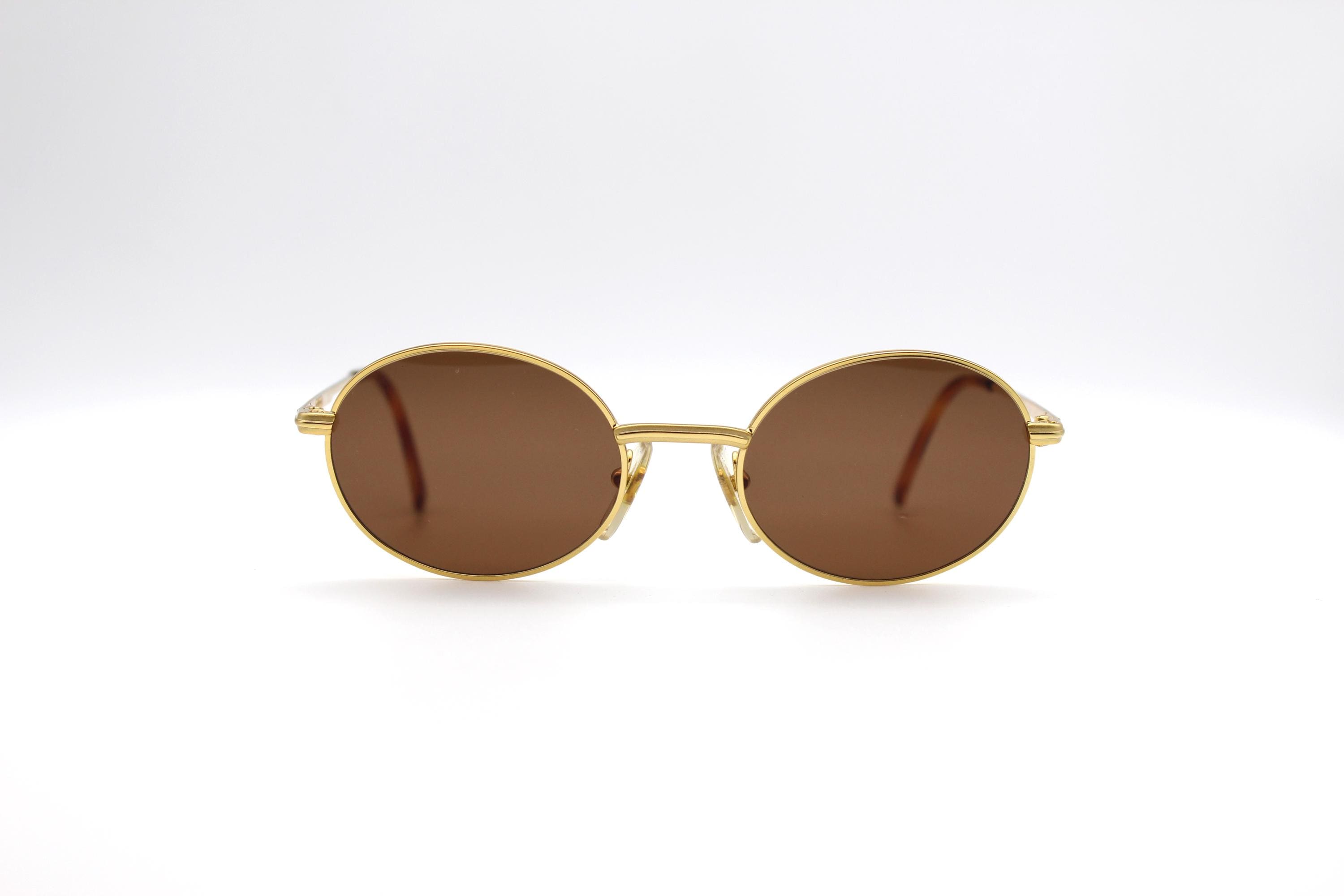 サングラス GUCCI ヴィンテージ Sunglasses Gucci GG40 22kt Gold-Plated Sunglasses