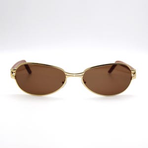 Vintage Sunglasses Porta Romana Mod. 1021 steampunk aviator Made in Italy NOS