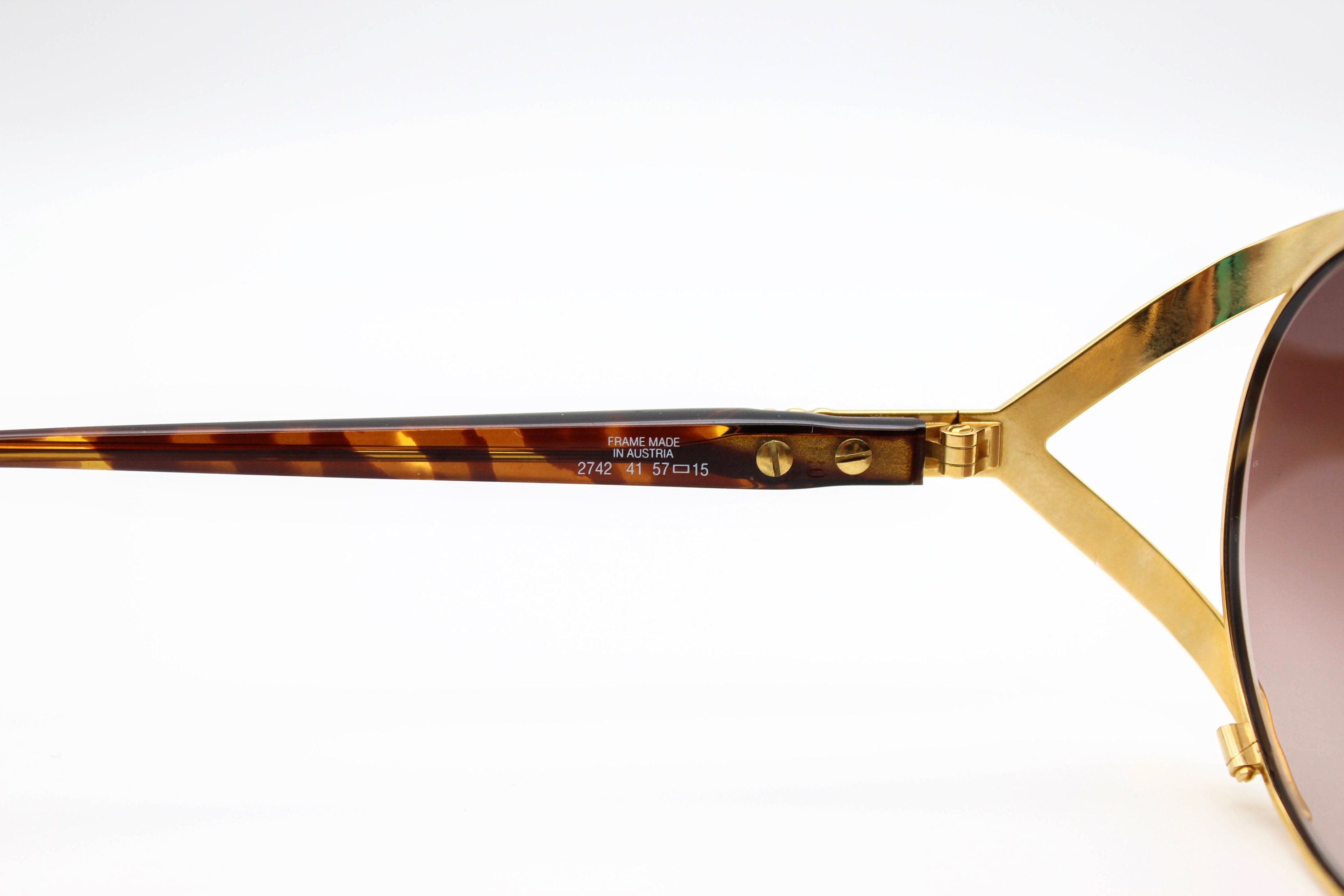 Vintage Sunglasses Christian Dior 2387 Square Oversize Steampunk