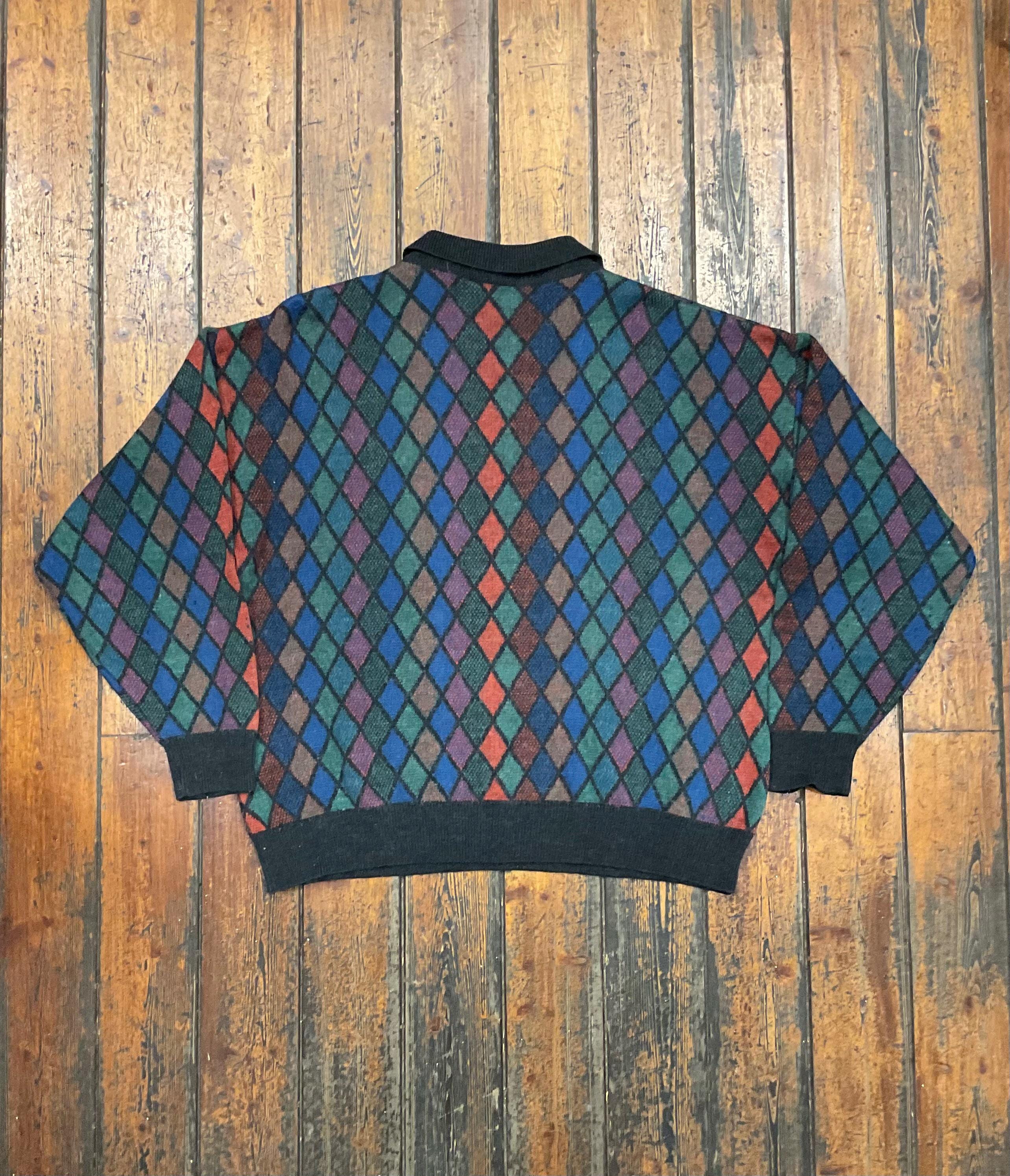 Missoni Sport Vintage Wool Sweater, Made in Italy Knitted