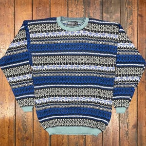 Missoni Sport Vintage Knitwear Pullover, Made in Italy Knitted Multicolor NOS