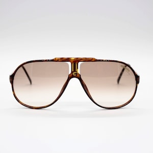 Vintage Sunglasses Carrera 5590 C-Vision by Optyl Aviator Oversize authentic and rare sunglasses Made in Austria, NEW OLD STOCK