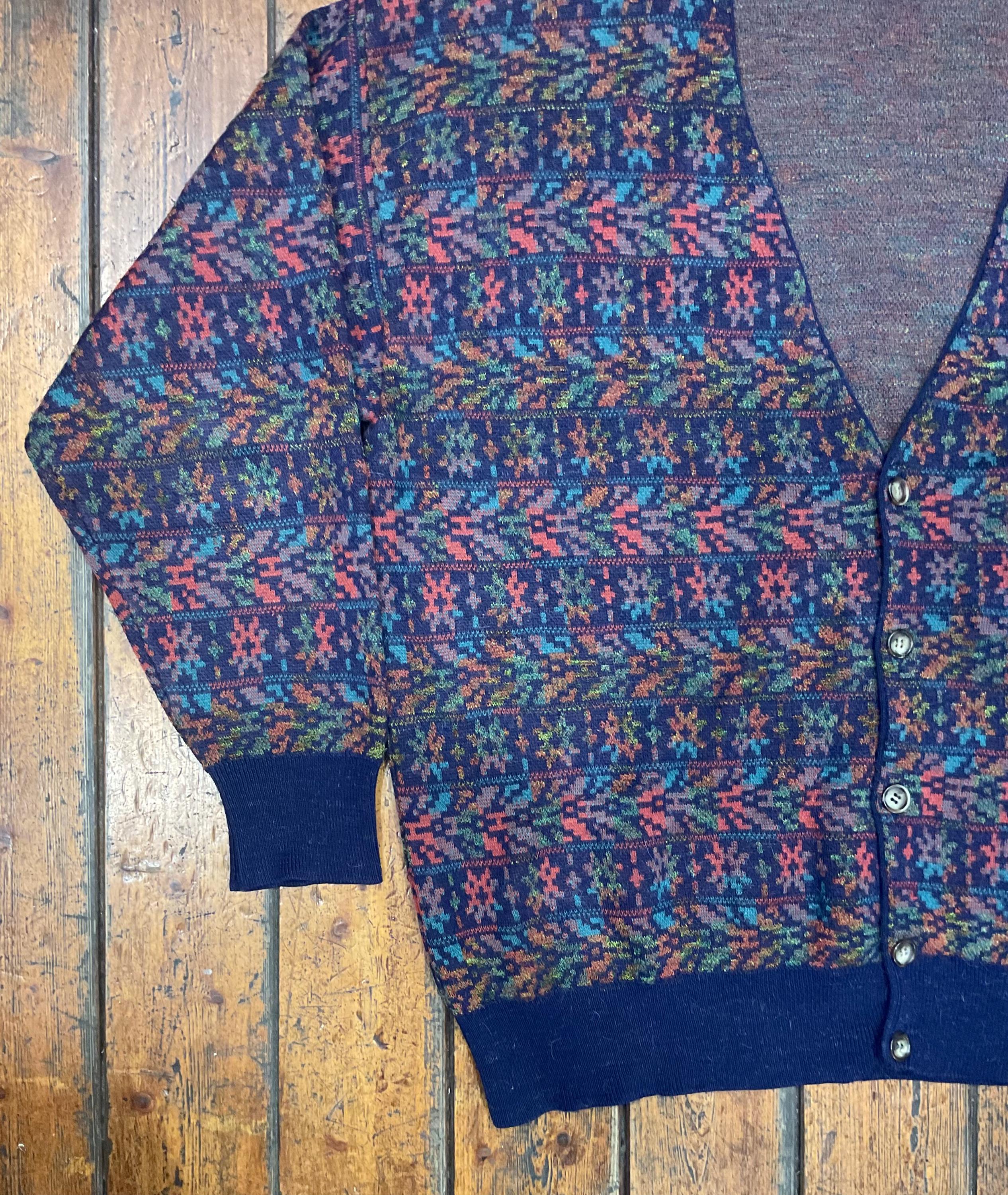 Cardigan Missoni Example Vintage Knitwear Jumper, Made in Italy