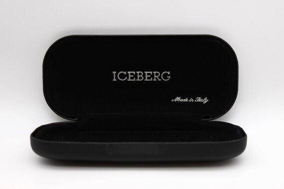 Lunettes De Soleil Iceberg IG 85121 720 - Monture Enveloppante Argentée - Verres Noirs UV400 - Neuf