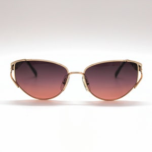 Vintage Sunglasses Ted Lapidus TL 704 Cat eye Clubmaster Rockabilly style Made in France New Old Stock
