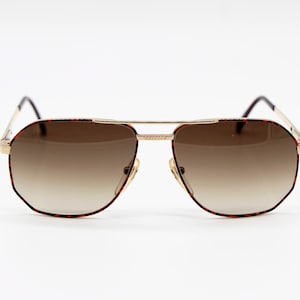 Vintage Sunglasses Desil mod. Royal rare aviator gold rolled 14 Kt frame, Made in Italy NOS Caravan