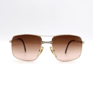 Vintage Sunglasses Dunhill 6048 40 Aviator Flex Made in Austria New Old Stock