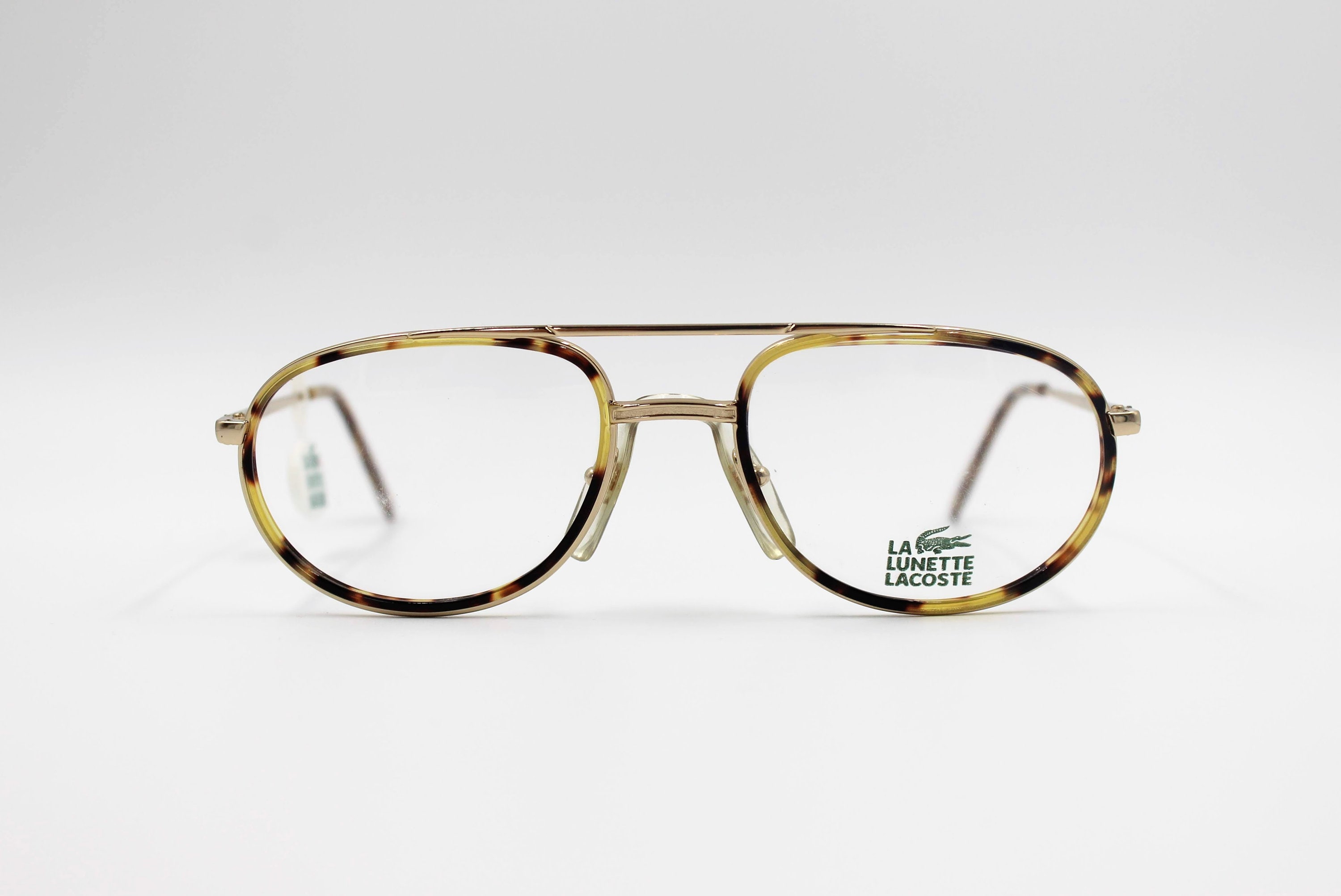 Occhiale da vista Vintage Lacoste 710 Aviator Oro Tartaruga con