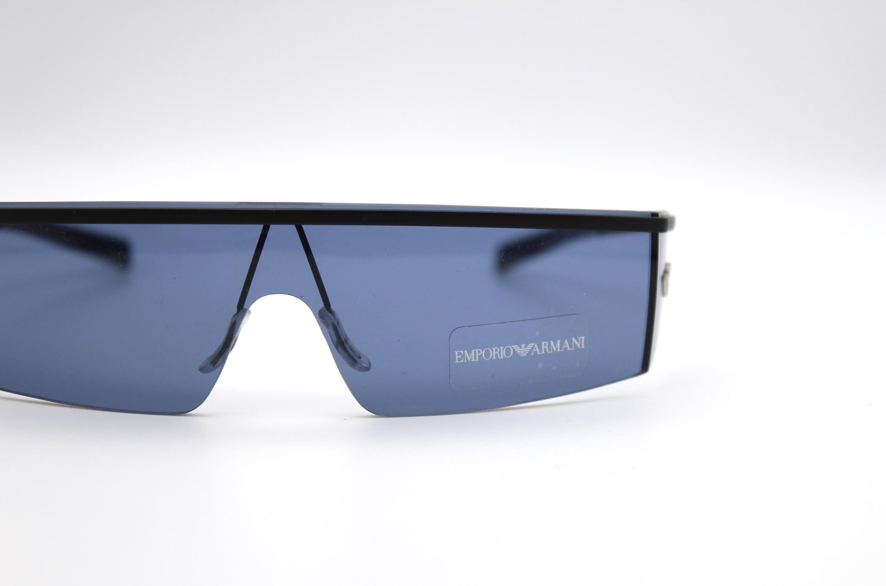 Vintage Sunglasses Emporio Armani EA 9033S Mask Y2K Made in Italy