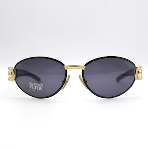 Vintage Sunglasses Gianfranco Ferrè GFF 324 Strass Oval steampunk Made in Italy New Old Stock by Safilo