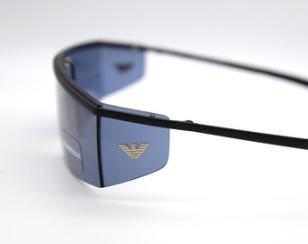 Vintage Sunglasses Emporio Armani EA 9033S Mask Y2K Made in Italy