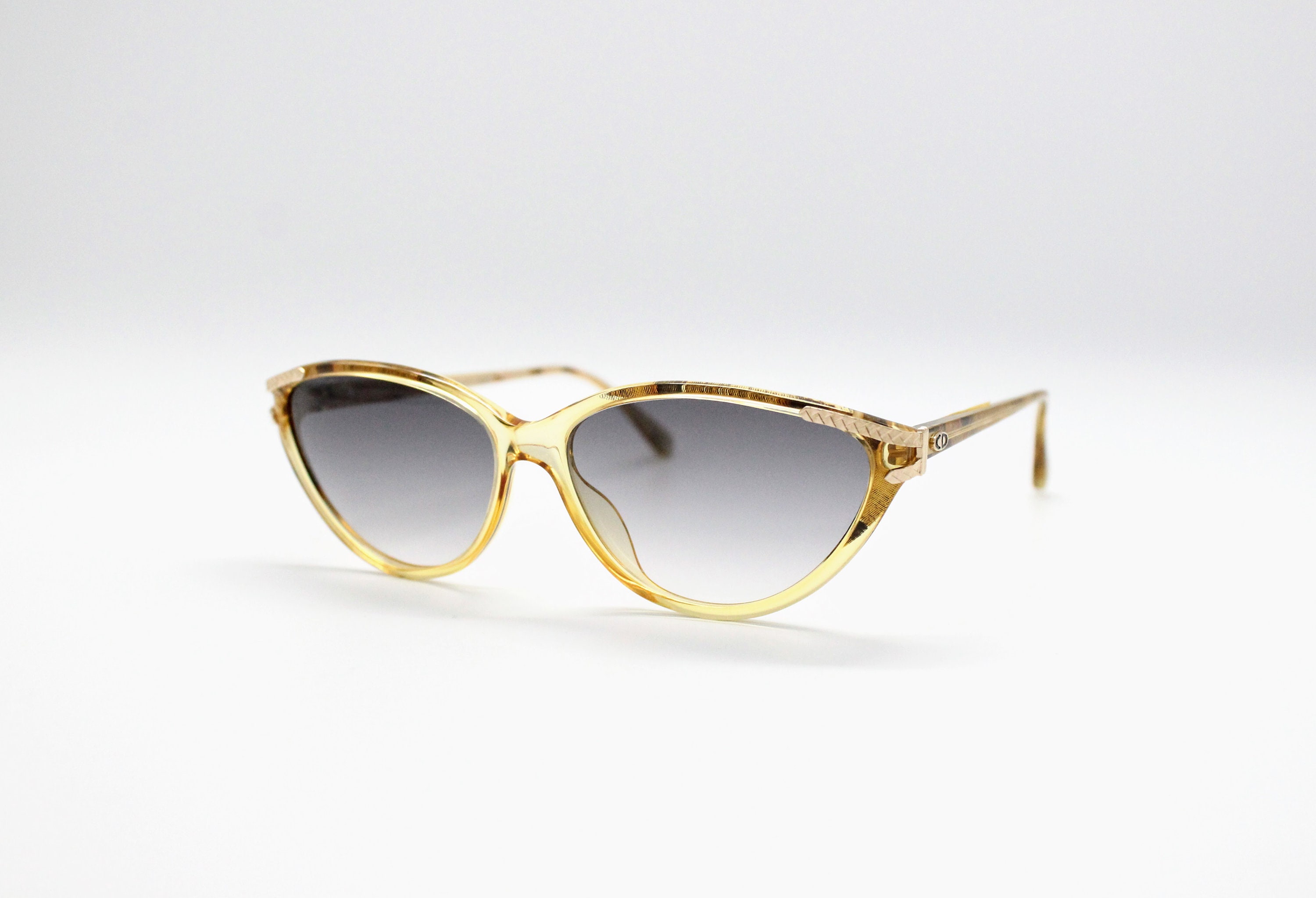 Christian Dior Gold Mirrored Cateye Edition Limitée - Limited Edition DIOR CDior B5U Cat-Eye Metal Sunglasses | Neiman Marcus main image 2