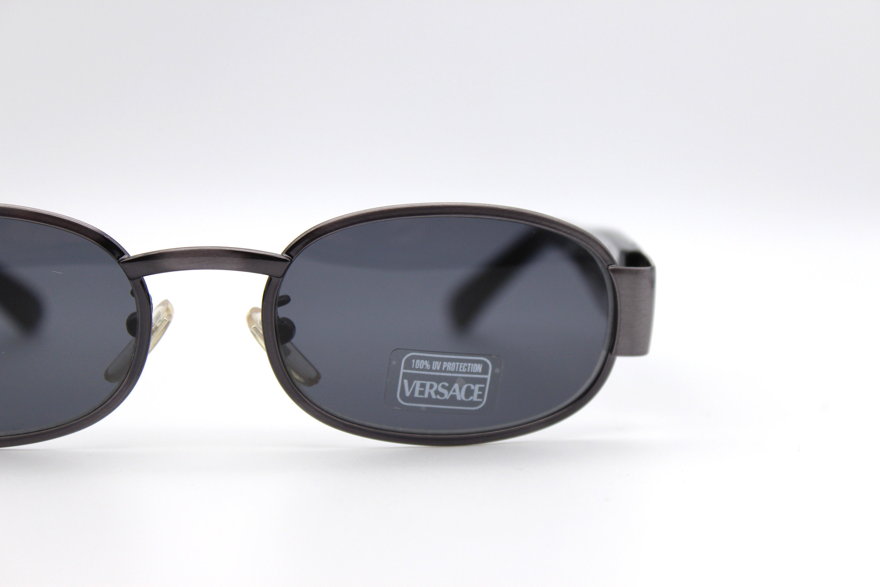Vintage Sunglasses Gianni Versace MOD X10 COL 58M Ovale Steampunk