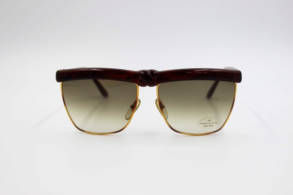 Laura Biagiotti Rare Green Gold Vintage Sunglasses Vintage LAURA BIAGIOTTI LB 729/S Designer Women main image 4