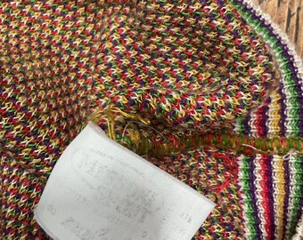 Vintage Missoni Sport T-shirt Multicolor Zig Zag Knit Top 90s