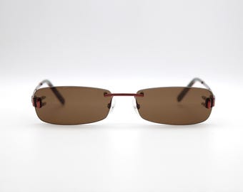 Gafas de sol vintage Gucci GG 1811 V8R estilo Y2K, hechas a mano en Italia, nuevas sin usar.