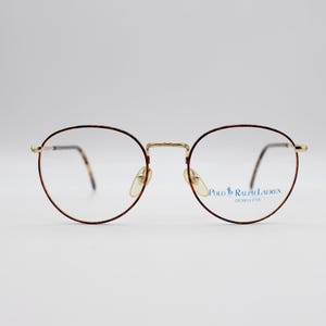 Vintage Eyewear Polo Ralph Lauren CLASSIC XXIV/N 079 Round Metal Made in Italy New Old Stock