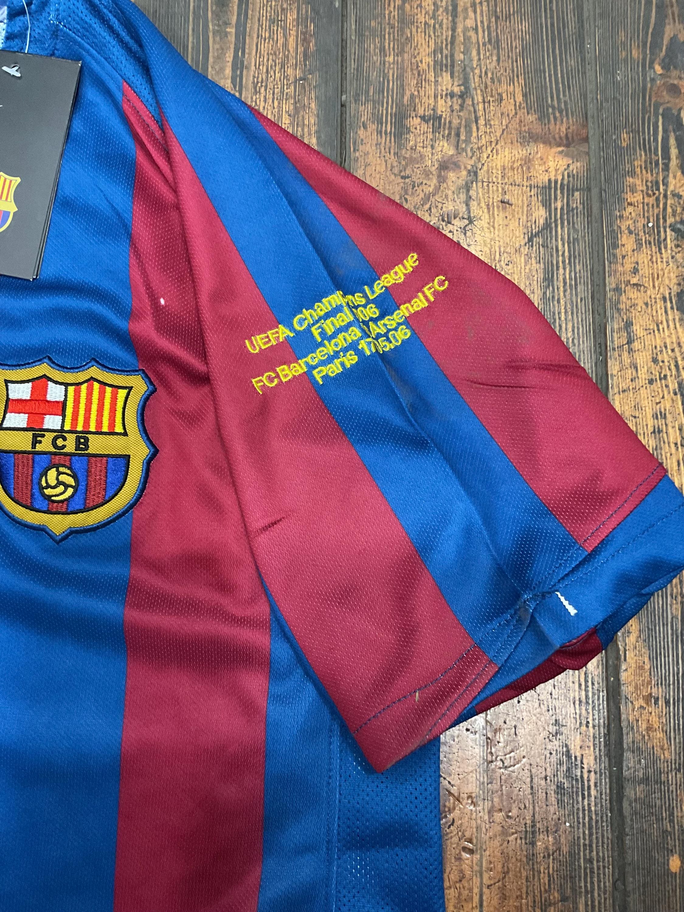 FC Barcelona Puyol #5 Nike Champions League Final Paris 2006