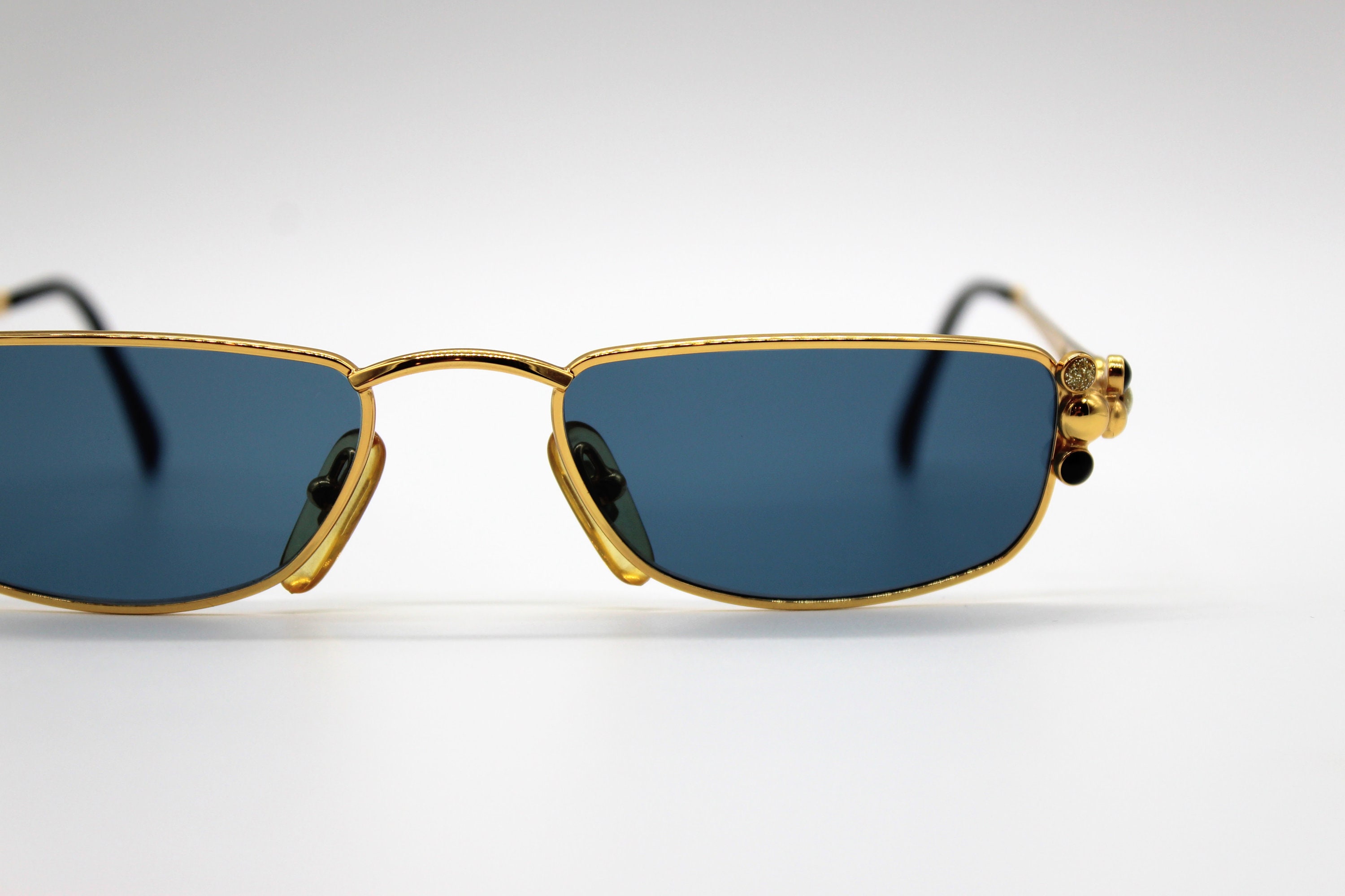 Vintage Sunglasses Simonetta Ravizza 1156 Annabella Oval Steampunk 