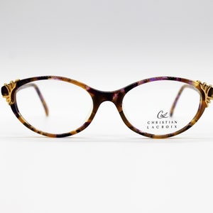 Vintage Eyeglasses Christian Lacroix 6203 - Pin Up Rockabilly Style Made in Austria New Old Stock