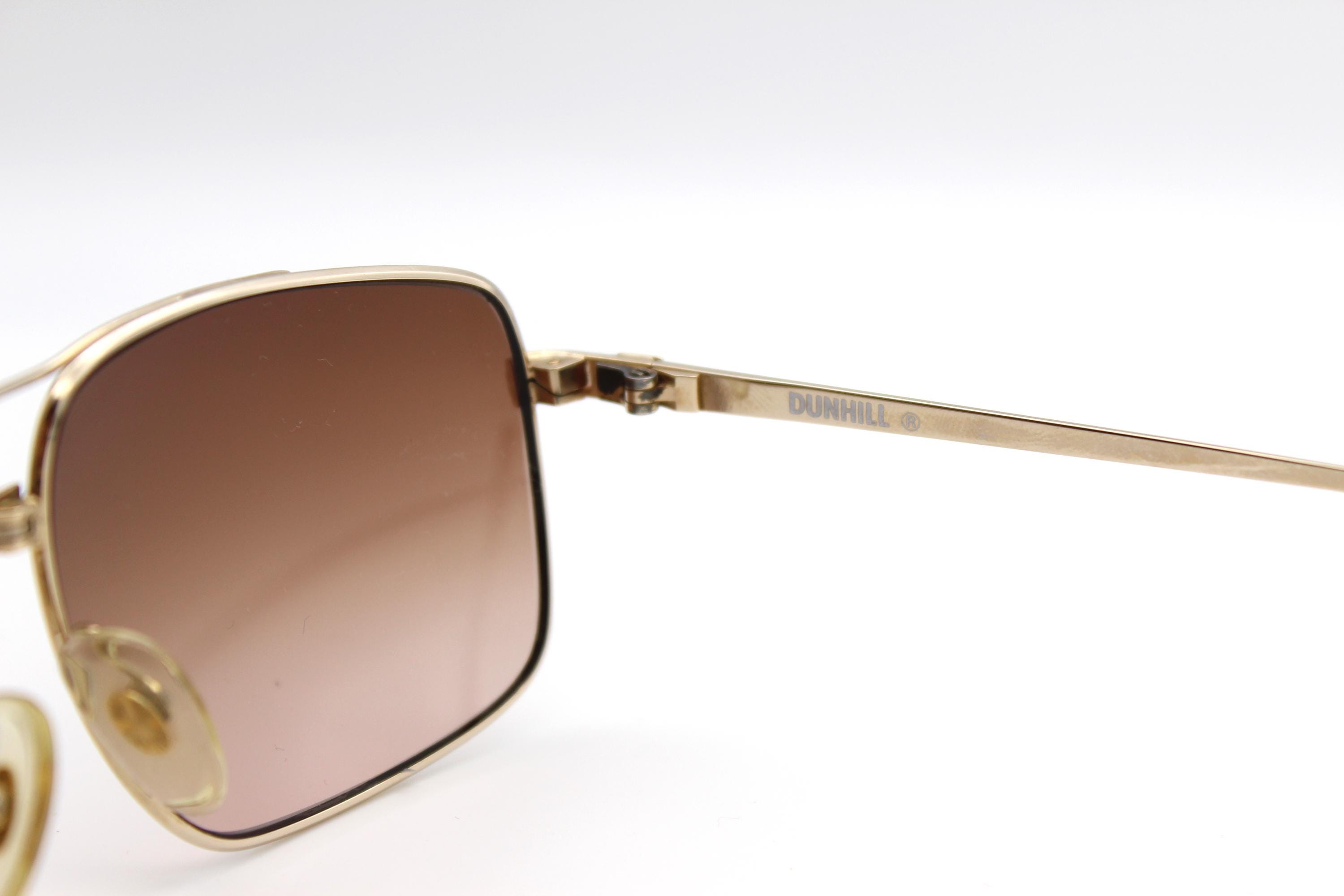 小物 Vintage Dunhill Sunglasses Gold NEW! VINTAGE DUNHILL 6042 1980'S GOLD LENSES SUNGLASSES
