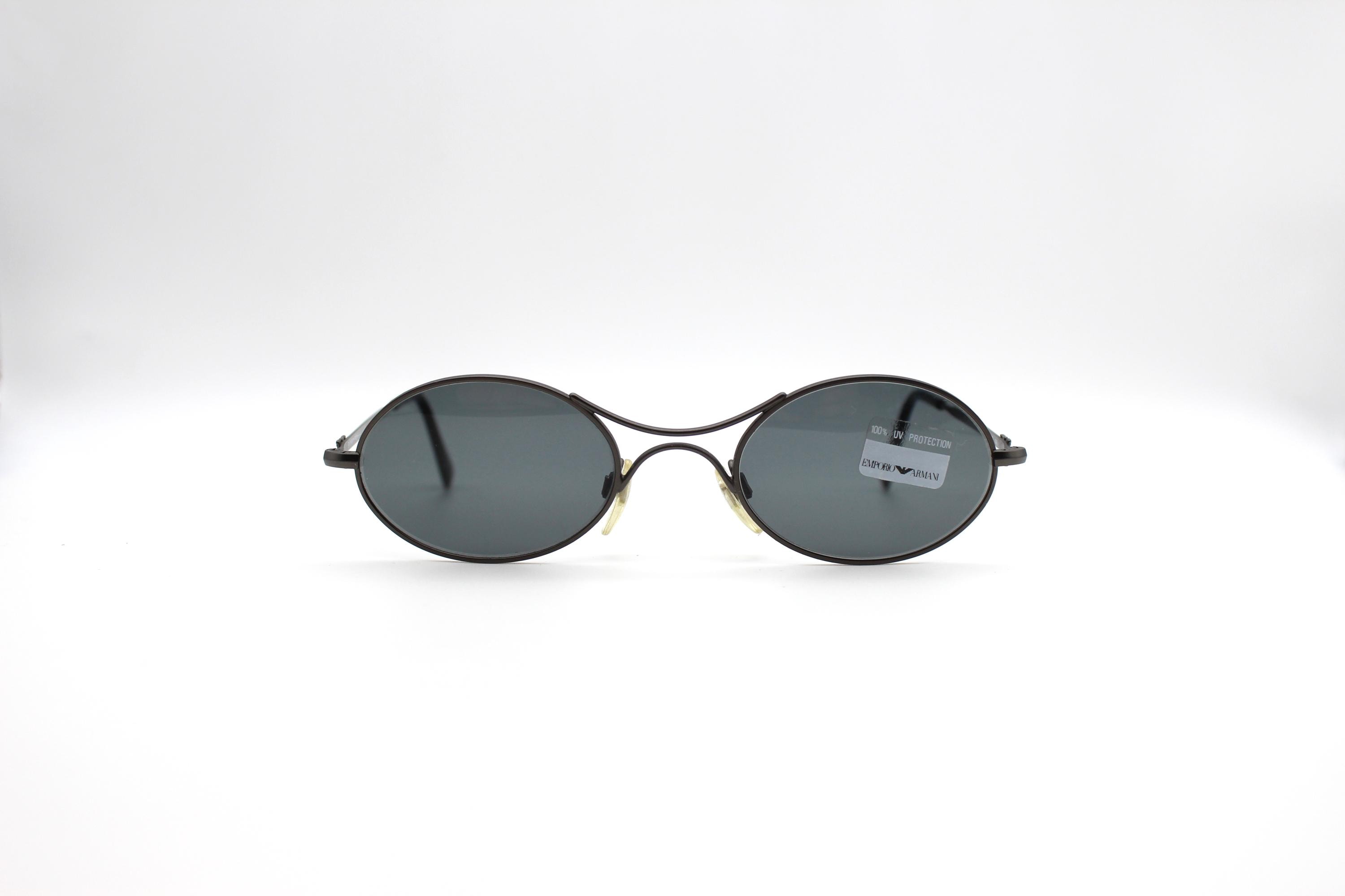 Vintage Sunglasses Emporio Armani 044 S 905 Oval Steampunk