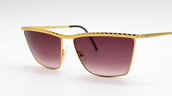 Vintage Sunglasses Gianfranco Ferrè GFF 134 Squar… - image 3