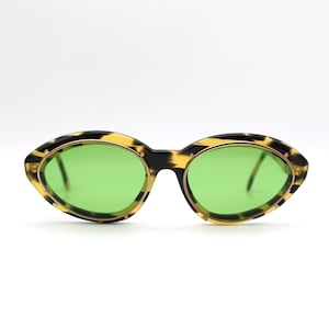 Vintage Sunglasses Robert La Roche S.111 CA 129 Oval  luxury steampunk glasses Made in Austria New Old Stock