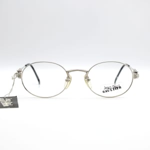 Vintage Eyewear frame Jean Paul Gaultier 55-5104 Oval Steampunk Made in Japan New Old Stock