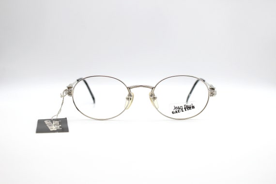 ヴィンテージ　Jean Paul  10ml Vintage Eyewear Frame Jean Paul Gaultier 55-5104 Oval Steampunk