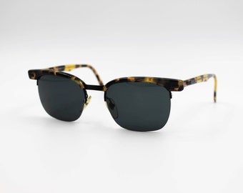 Vintage Sunglasses T Look 076 2 Clubmaster Nilor, wiht organic CR39 lenses Made in Italy New Old Stock